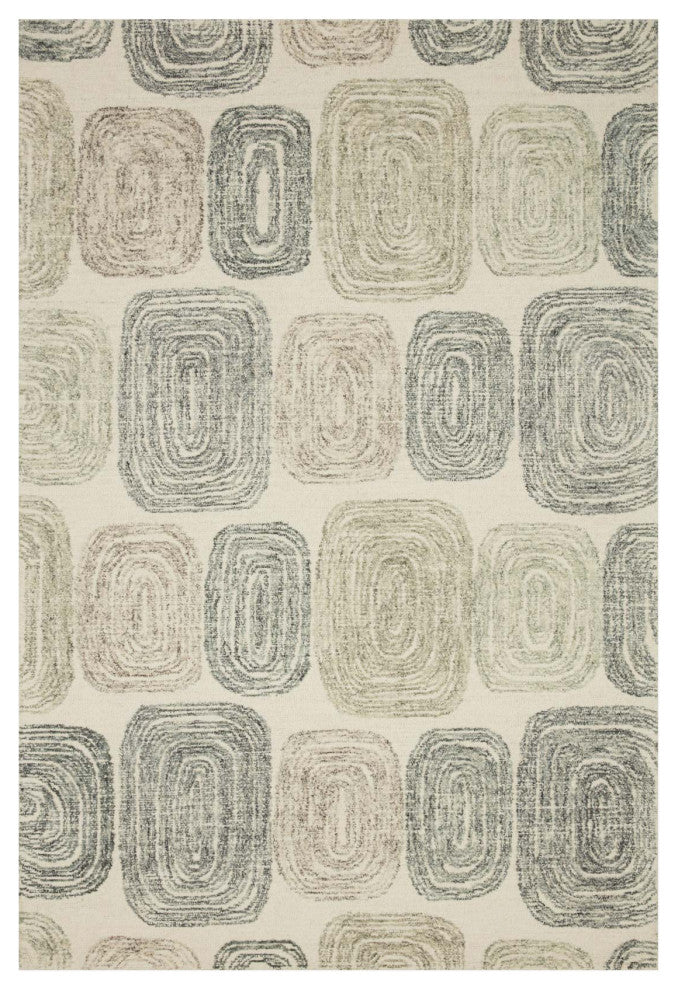 Milo MLO-01 Dk. Grey/Neutral 8'6"x12' Area Rug