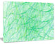 Clear Green Veins of Marble, Oversized Abstract Canvas Art Print, 60x40