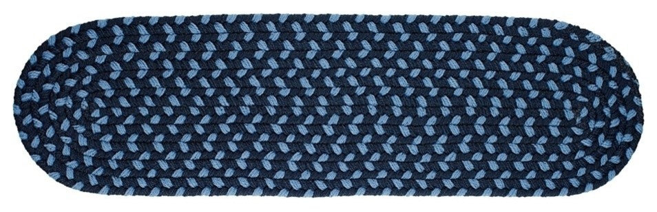 Rhody Rug Manhattan Stair Tread Rugs, Evening Sky, Set Of 13