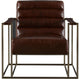 Jensen Traditional Leather Accent Chair