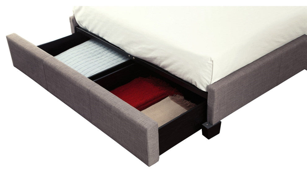 Modus Geneva Queen Madeleine Storage Bed, Dolphin