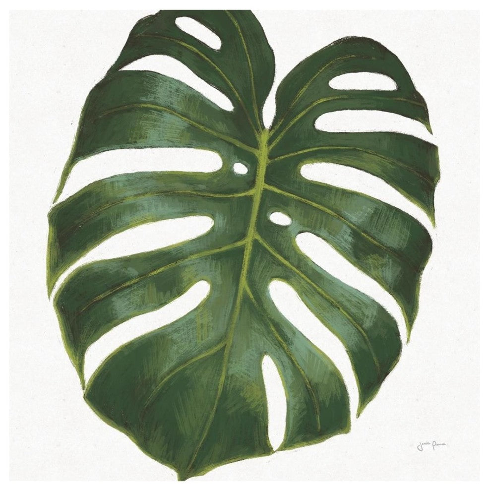 "Welcome to Paradise XIII on White" Paper Print by Janelle Penner, 32"x32"
