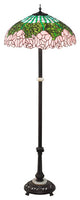 Meyda Lighting 229130 62" High Tiffany Cabbage Rose Floor Lamp