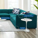 Sectional Sofa Set, Fabric, Teal Blue, Modern, Living Lounge Hotel Hospitality