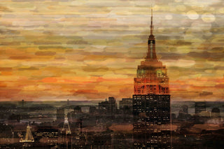 "Bronze Night" Print on Canvas, 18"x12"
