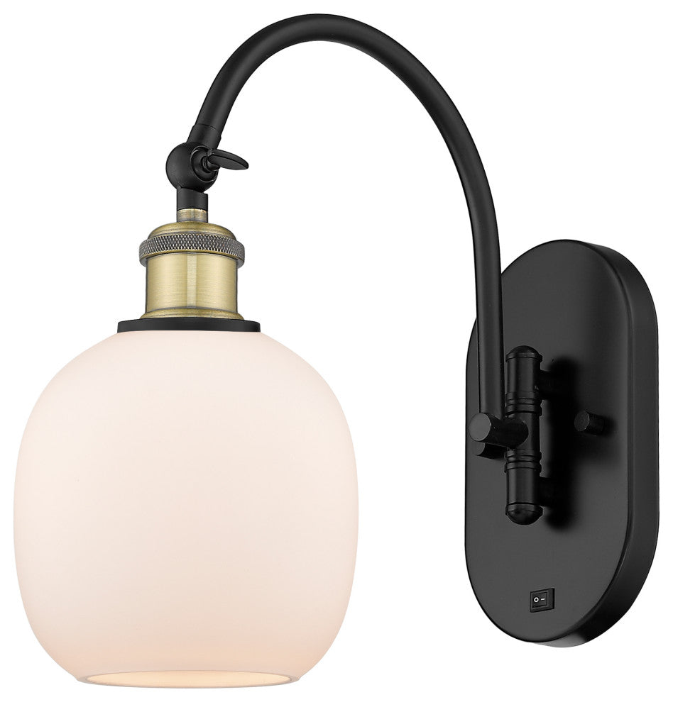 Innovations 518-1W-BAB-G101 1-Light Sconce, Black Antique Brass