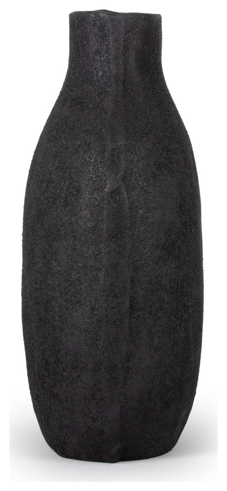 Fallon Black Decorative Metal Table Vase