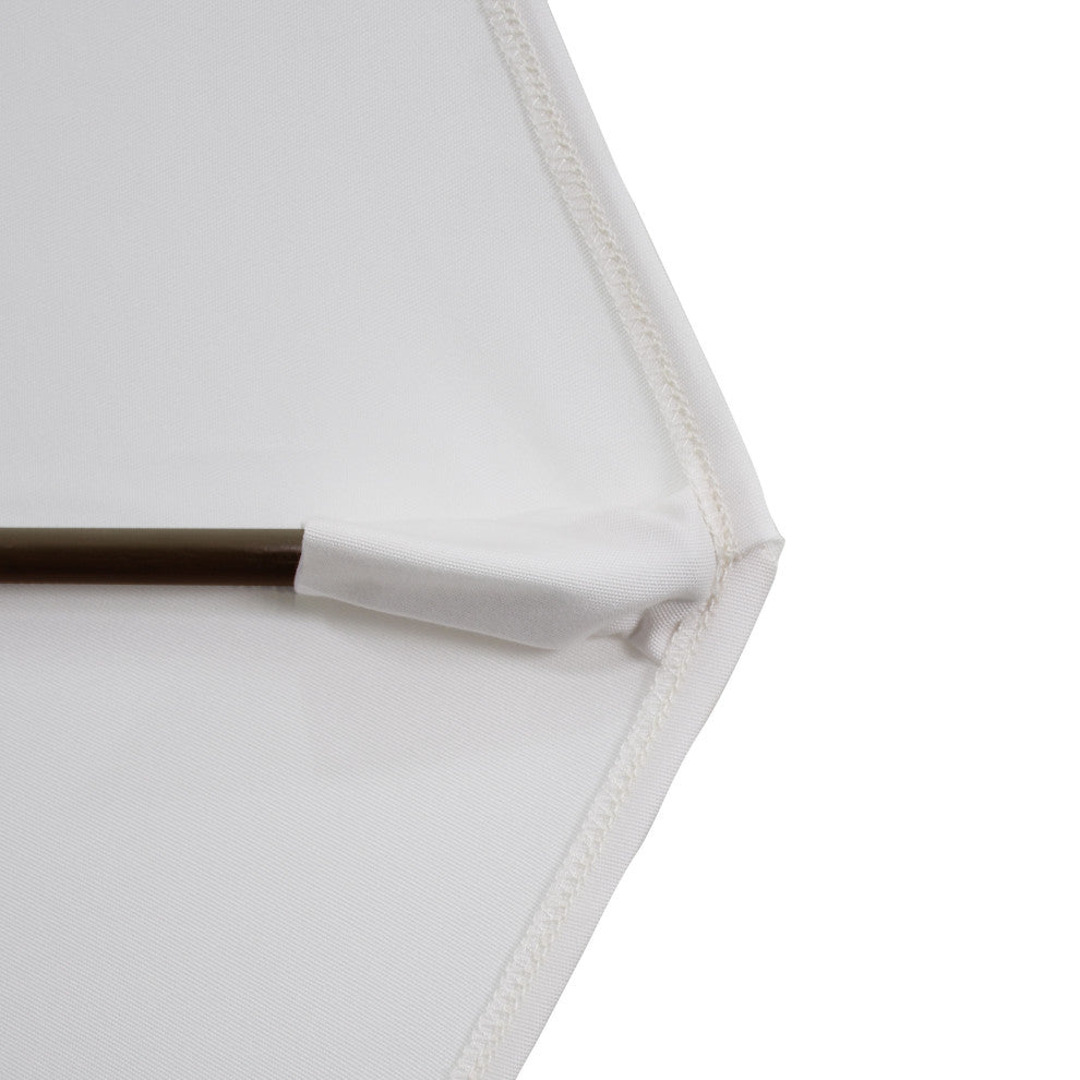 9' Bronze Collar Tilt Crank Aluminum Umbrella, Pacifica, Spa