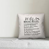Witch House Rules 16"x16" Indoor/Outdoor Pillow