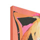 "Vibrant Majesty", Tiger Rendered on Gold Shagreen Wrapped Canvas Wall Art