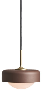 Pensee Pendant, Pearl Cocoa/Gold