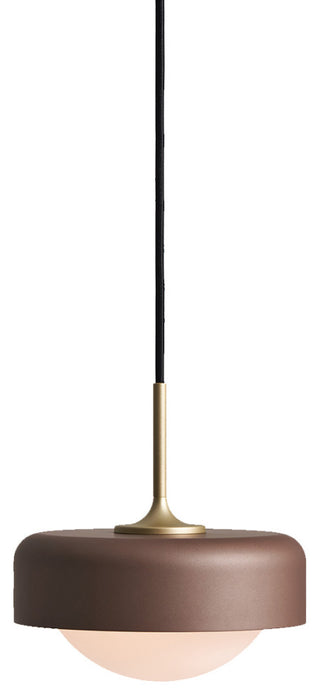 Pensee Pendant, Pearl Cocoa/Gold