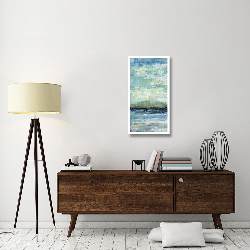 "Calm Lake Panel I" Digital Paper Print by Silvia Vassileva, 20"x38"