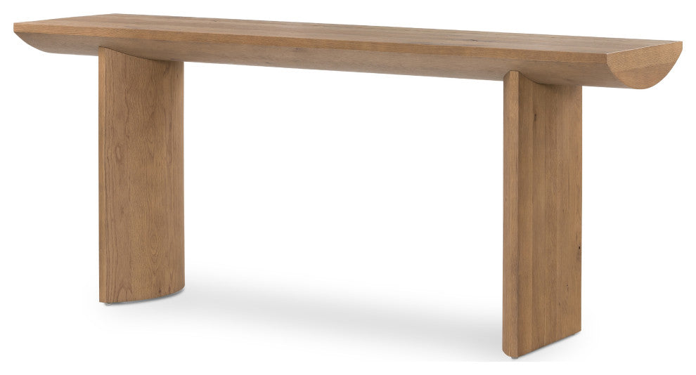 Pickford Console Table-Dusted Oak Veneer