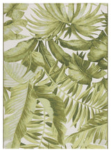 Safavieh Barbados Collection Indoor-Outdoor BAR598 Rug, Ivory/Green, 4'x6'