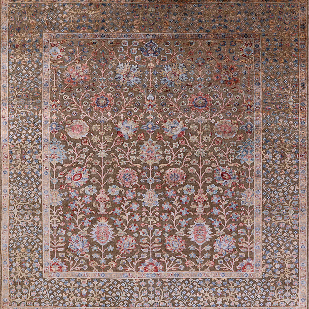 Ahgly Company Indoor Square Mid-Century Modern Area Rugs, 3' Square