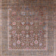 Ahgly Company Indoor Square Mid-Century Modern Area Rugs, 3' Square
