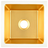 Reveler Bar and Prep Sink, 24k Matte Gold