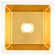 Reveler Bar and Prep Sink, 24k Matte Gold