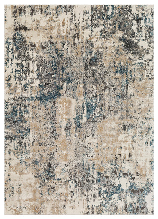 Pune Modern Taupe, Charcoal Area Rug, 9'3"x12'3"