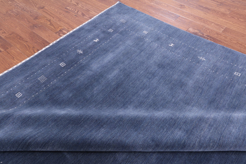 Persian Gabbeh Hand Knotted Wool Rug 9' 0" X 12' 0" Q11369