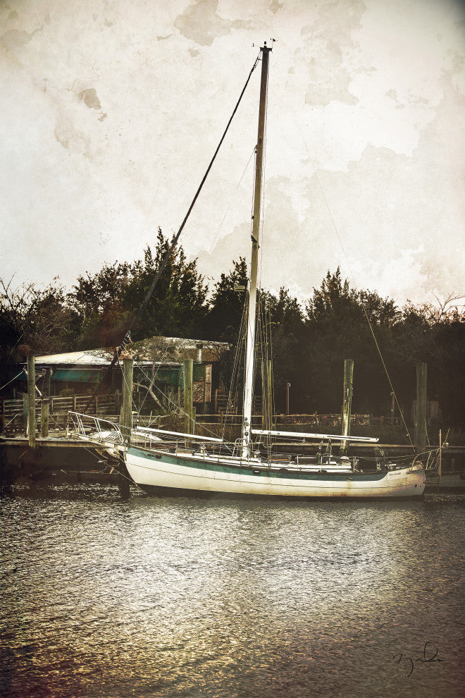 36x54 Sailboat, Unframed Artwork