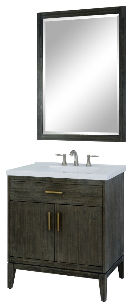 Tyler Series - 30" 2 Door Vanity with Inner Drawer