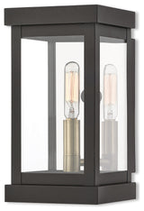 1 Light Outdoor Wall Lantern, Bronze