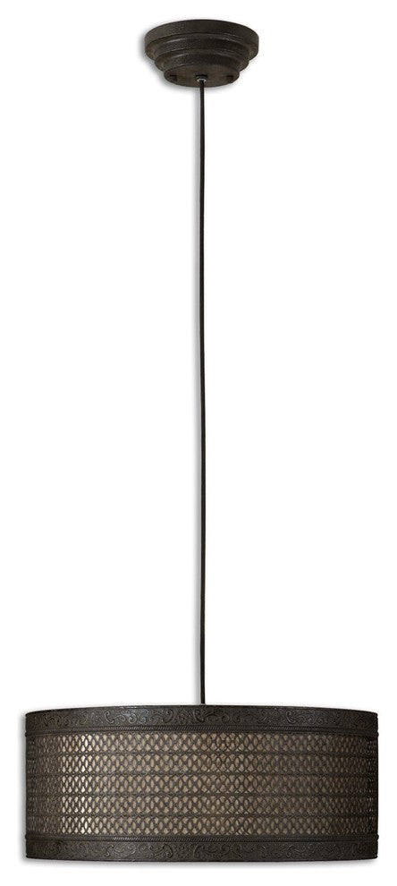 Uttermost 21891 New Orleans 3 Light Drum Pendant