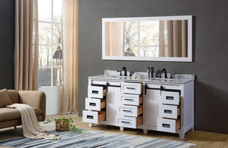 72" Ultimate Chanceton Bath Vanity, White