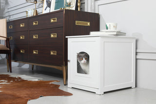 Kitty Litter Loo, White
