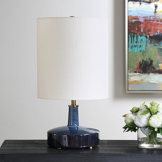 Uttermost Abyss Blue Table Lamp