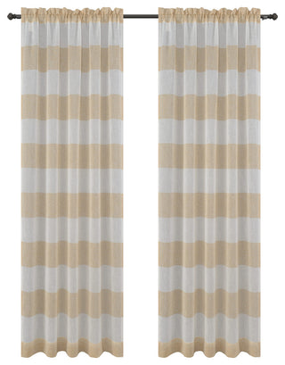 Nassau Drapery Curtain Panels, Yellow