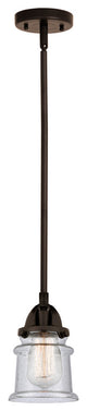 Small Canton Mini Pendant, Oil Rubbed Bronze, Seedy, Seedy