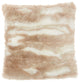 Mina Victory VV017 Throw Pillow, Beige, 20"X20"