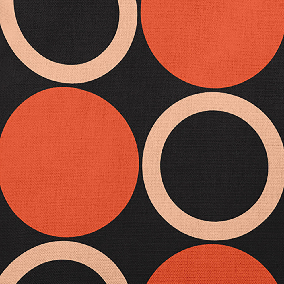 Mod Circles Accent Pillow, Harvest Orange, 14"x20"