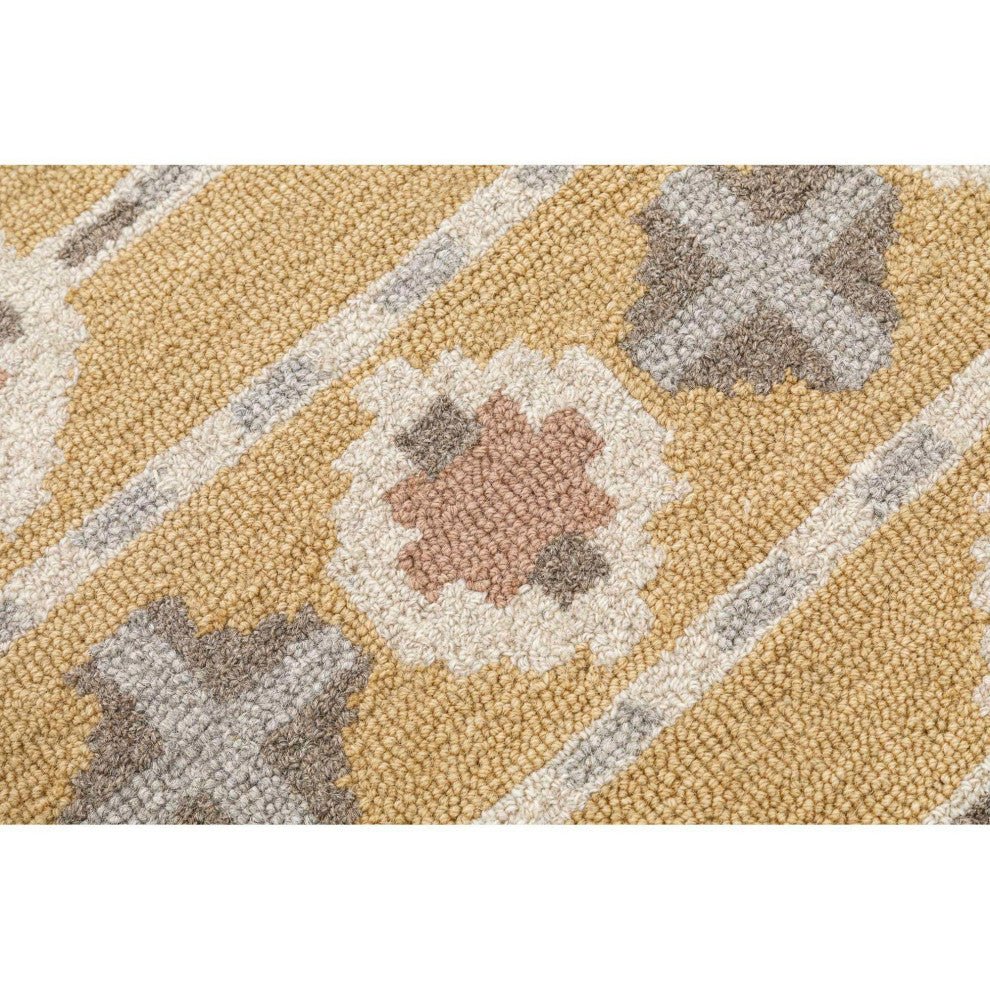 Freya Quince Area Rug, Gold, 8'x10'