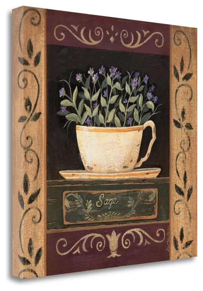 "Sage" By Jo Moulton, Giclee Print on Gallery Wrap Canvas, Ready to Hang