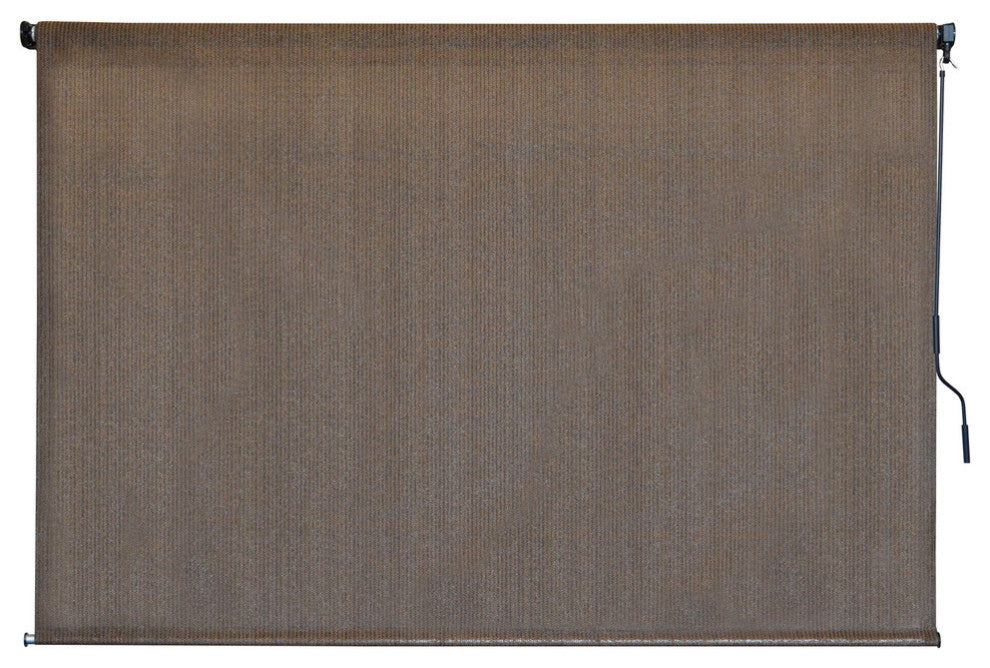 Cordless Outdoor Sun Shade, Onyx Sand, 120" W X 72" L