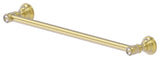 Carolina Crystal 36" Towel Bar, Satin Brass