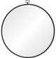 Rayden Wall Mirror, Matte Black