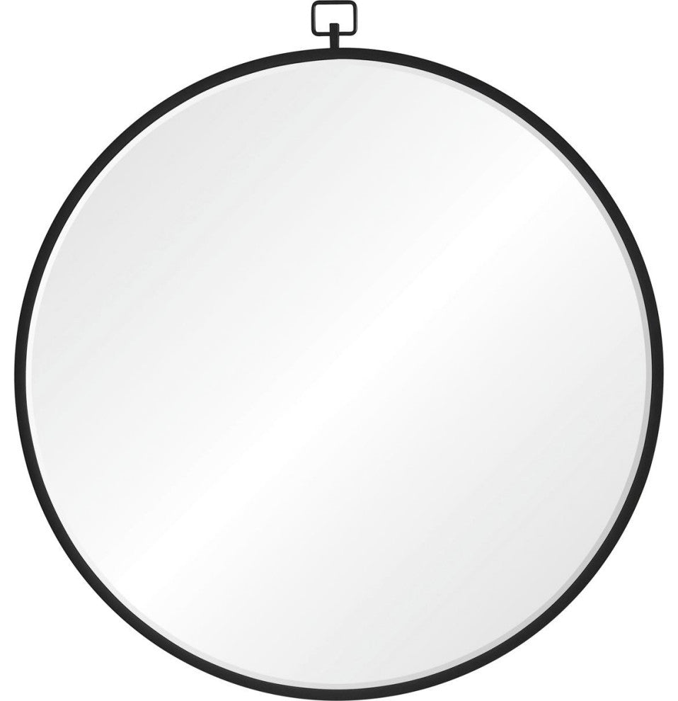 Rayden Wall Mirror, Matte Black