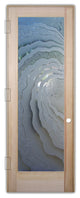 Interior Prehung Door or Interior Slab Door - Metacurl - Douglas Fir (stain...