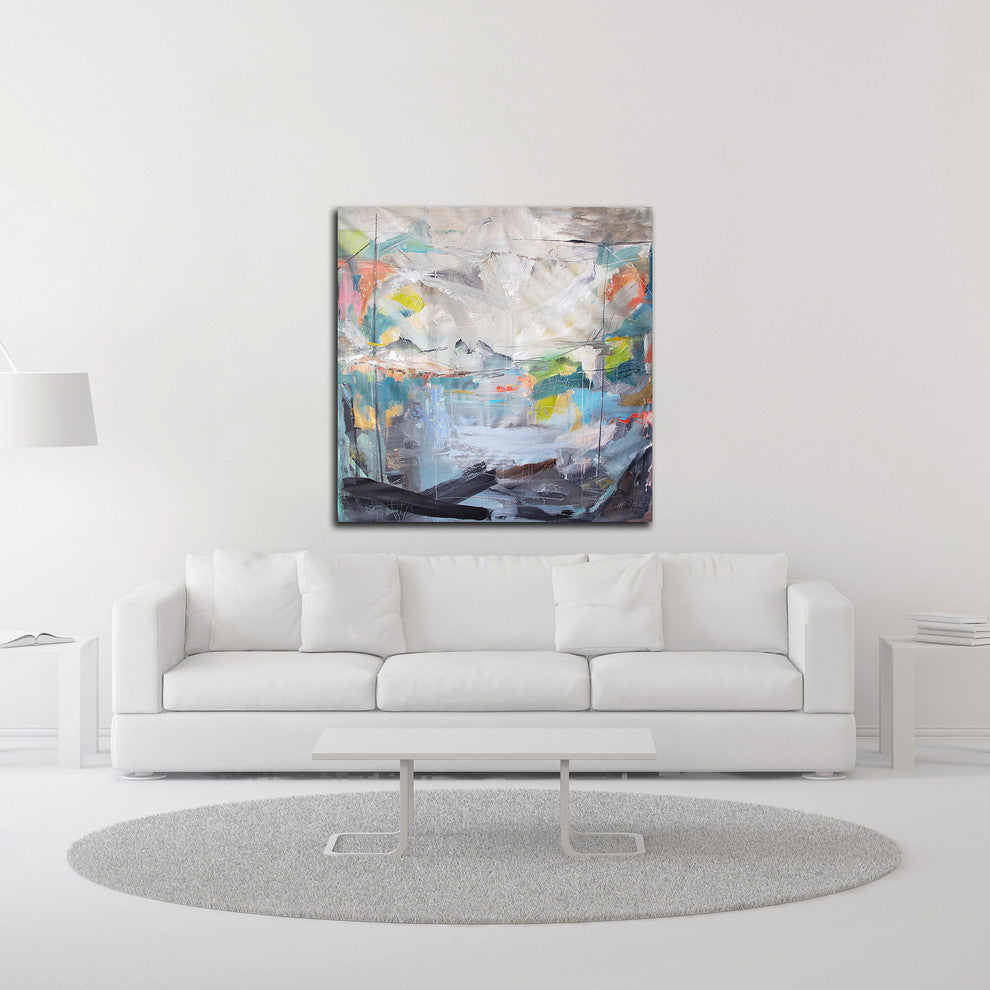 Spring Lake by Kym De Los Reyes, Print on Canvas, 24"x24"