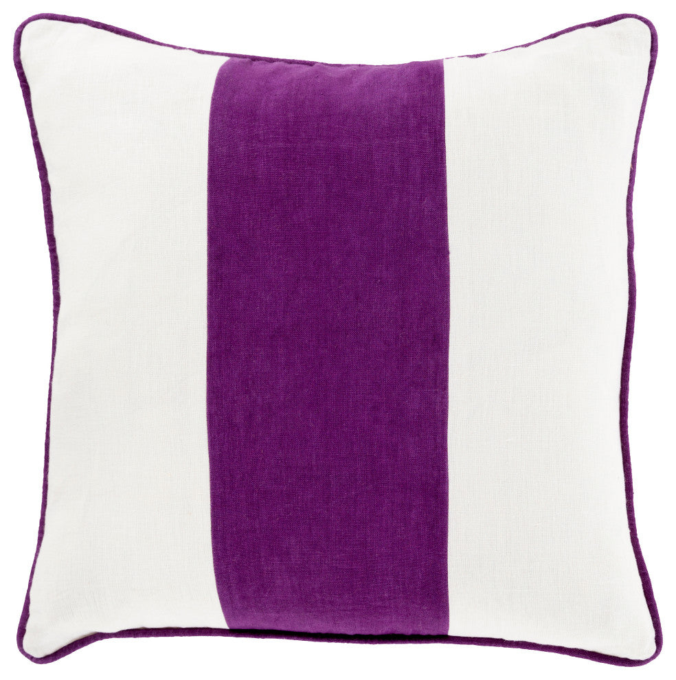 Surya Linen Stripe LS-002 20" x 20" Pillow Kit