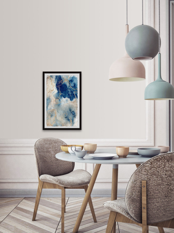 "Lights From Above" Framed Painting Print, 12x18