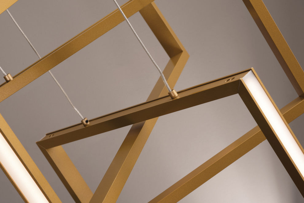 Cole, 24" LED Pendant, Gold