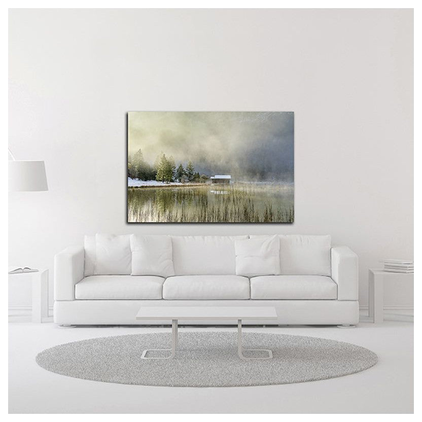 "First Touch of Snow" by Anne Schneidersmann, Print on Canvas, 21"x14"