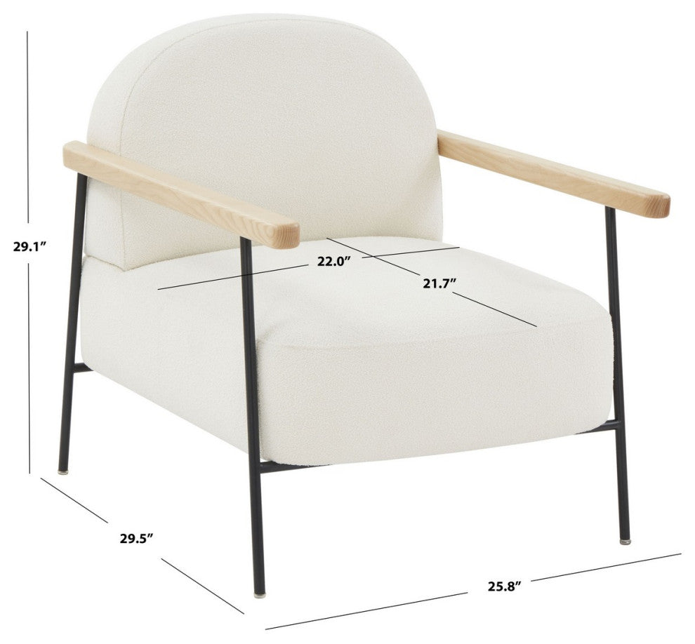 Safavieh Couture Faith Boucle Accent Chair