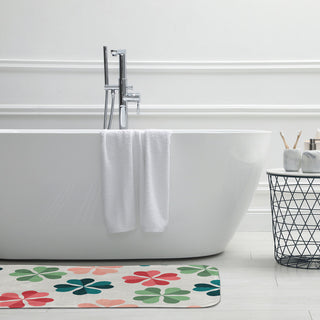 24" x 17" Lucky Patch Bathmat, Ocean Abyss Green